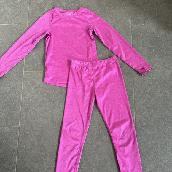 Long-Sleeve w/Thumbholes Thermal Long Underwear 2 pc Set - Picture 2 of 3